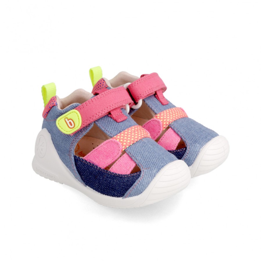 First Steps Biomecanics | Canvas Sandals For Baby 222175-A