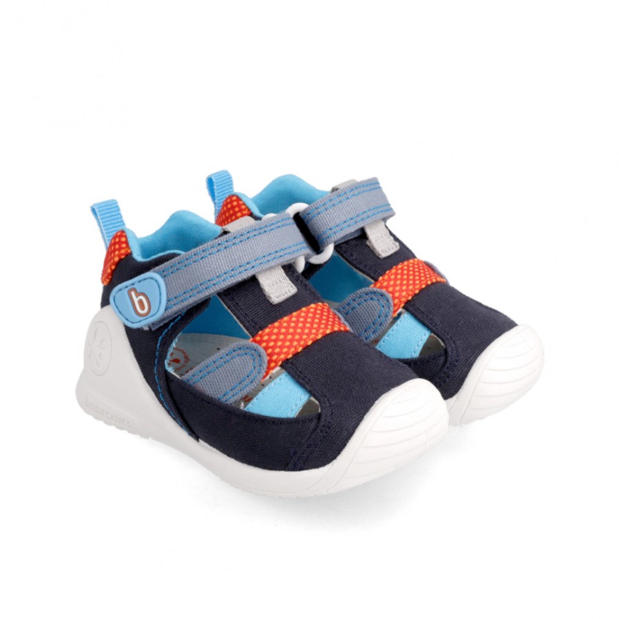 First Steps Biomecanics | Canvas Sandals For Baby 222184-A