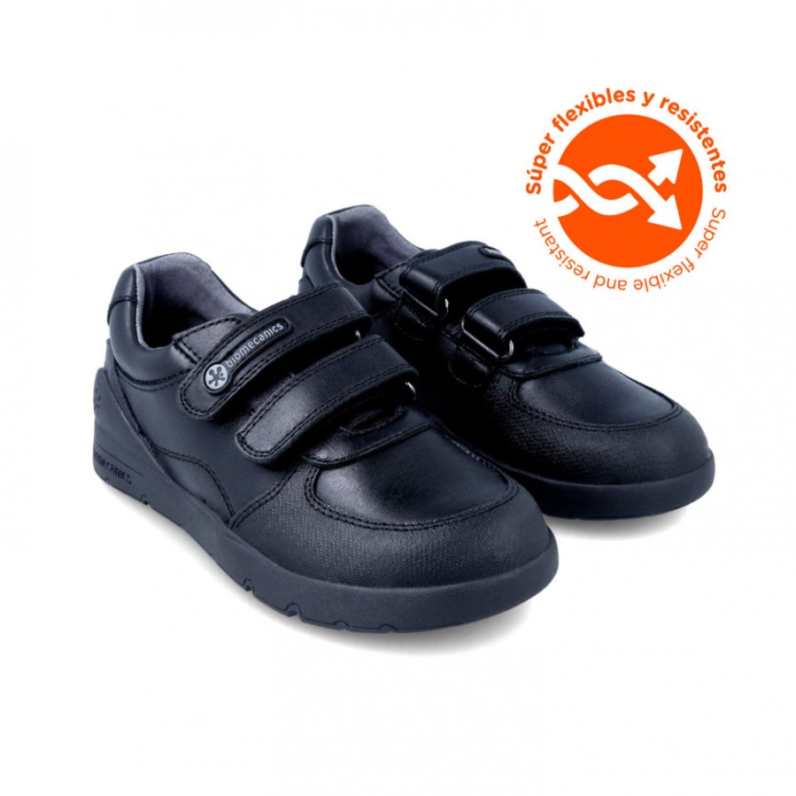 Boys Biomecanics | Zapato Doble Cierre Colegial 231016-A