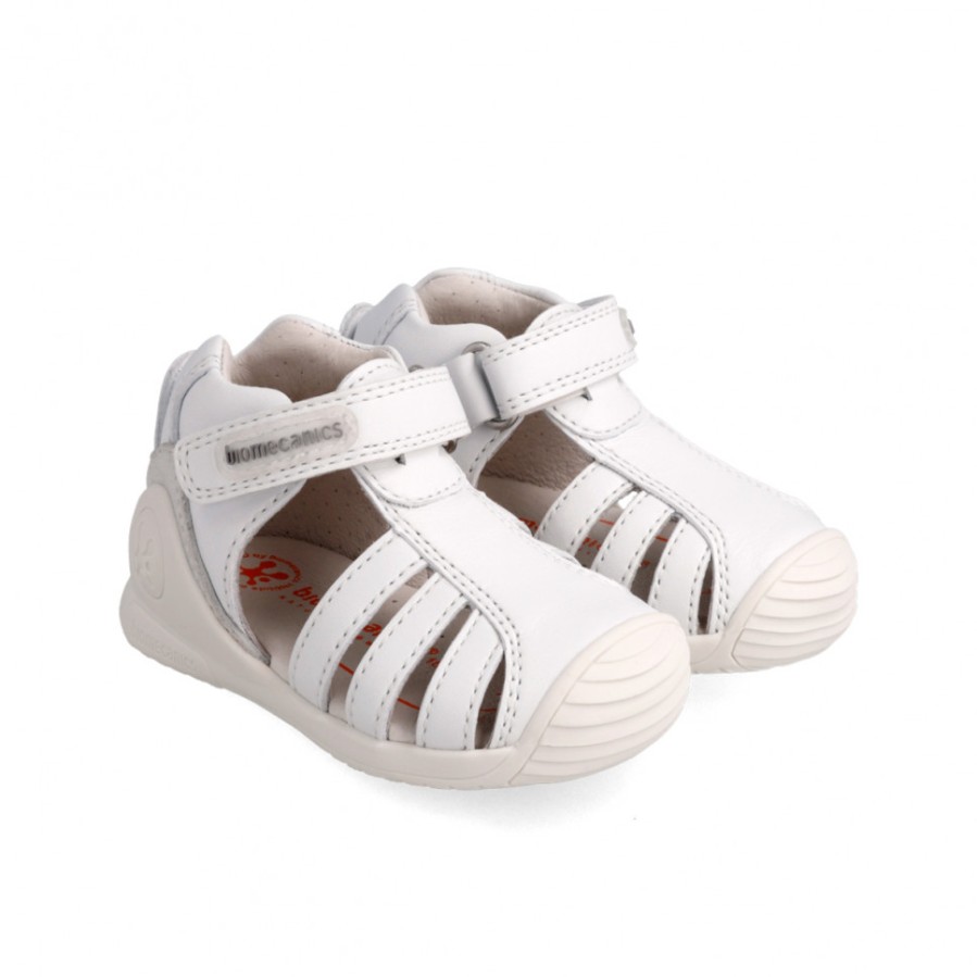 First Steps Biomecanics | Leather Sandals For Baby Boy 222143-B